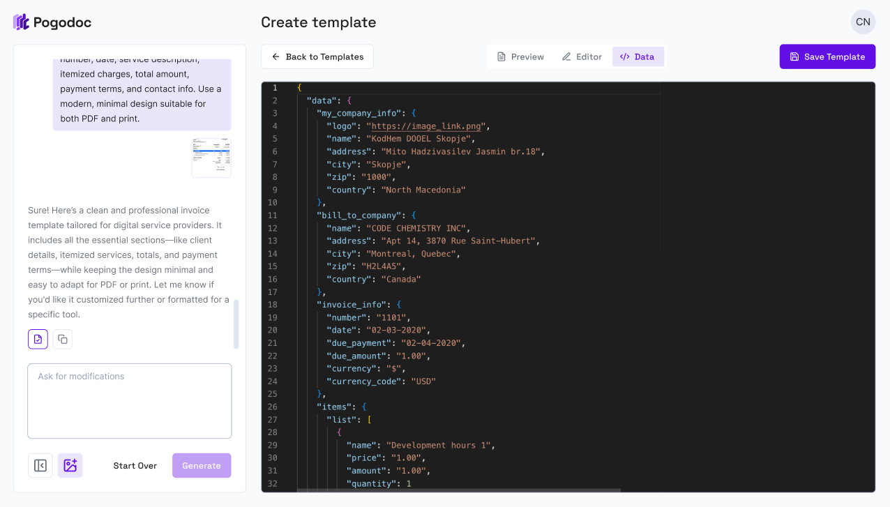 Data Editor